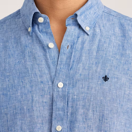 Morris - Douglas Linen Shirt-Classic Fit (Blue)