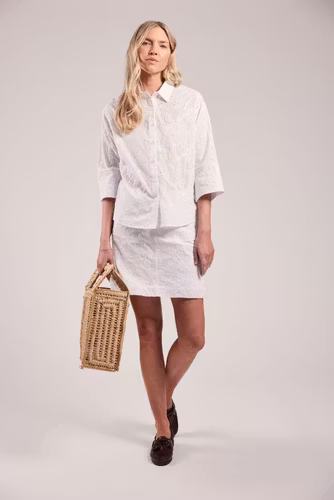 Sebago - Helen Broderie Anglaise Blouse (White)