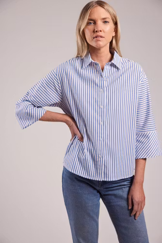 Sebago - Helen Cotton Poplin Blouse (White)