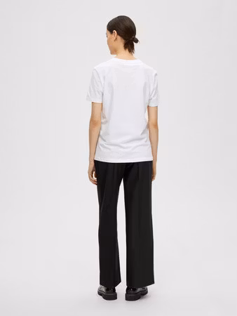 Selected Femme - SLFMYESSENTIAL SS O-NECK TEE NOOS (White)