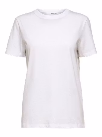 Selected Femme - SLFMYESSENTIAL SS O-NECK TEE NOOS (White)