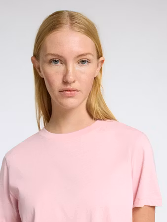 Selected Femme - SLFMYESSENTIAL SS O-NECK TEE NOOS (Pink)
