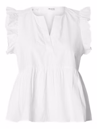 Selected Femme - SLFBLAIR-IDA SL TOP NOOS (White)