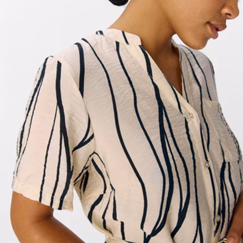 Object - OBJJACIRA S/S SHIRT DRESS (Sandshell)