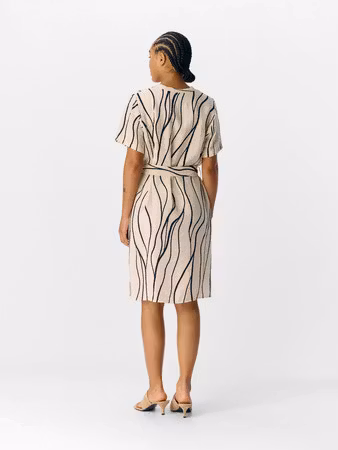Object - OBJJACIRA S/S SHIRT DRESS (Sandshell)