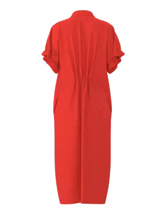 Object - OBJSANNE TIANA S/S DRESS (Red)