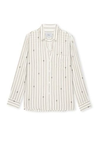 Rails - Charli Shirt Striped Seahorses (Offwhite)