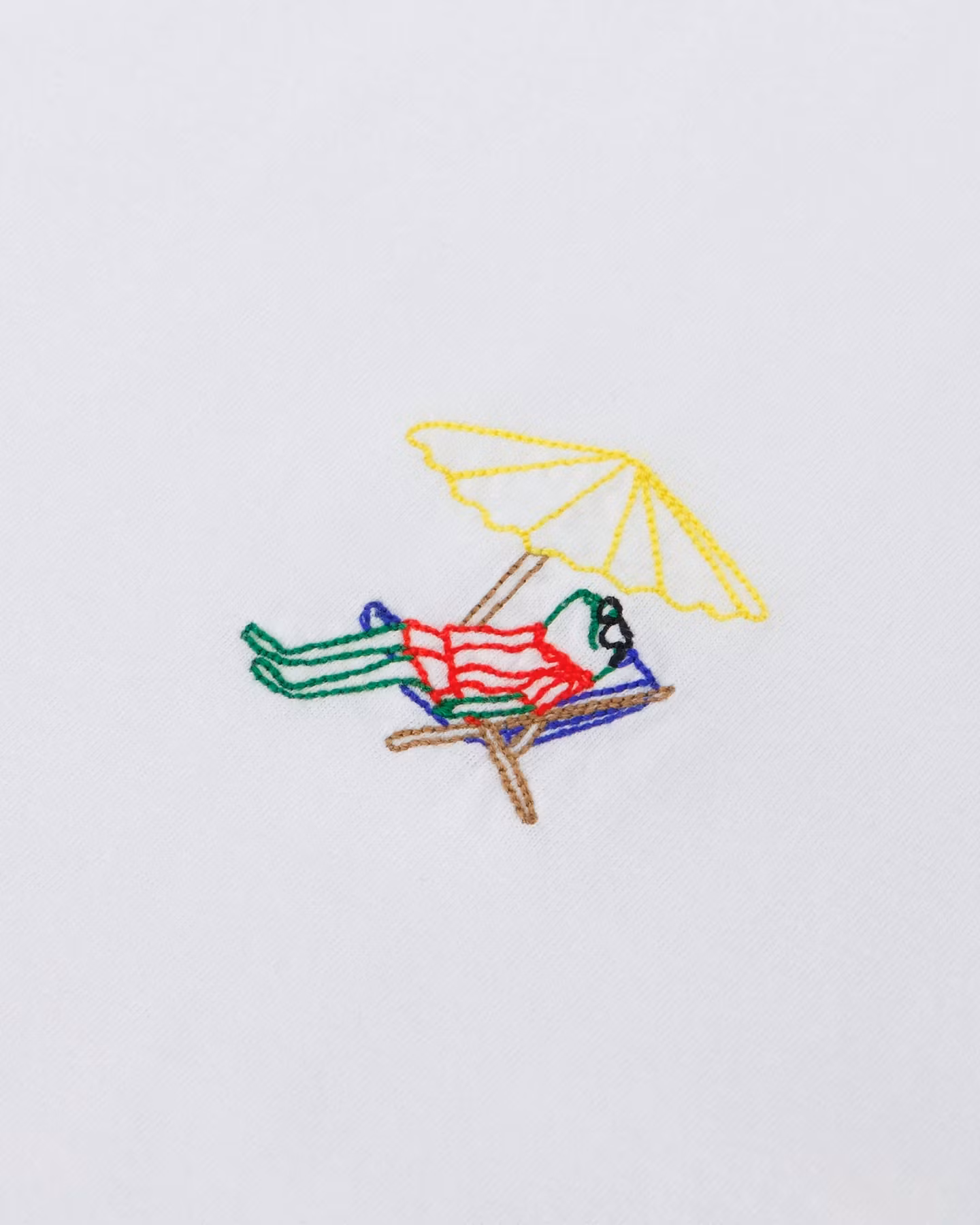 Maison Labiche - Popincourt T-Shirt Beach Frog (White)