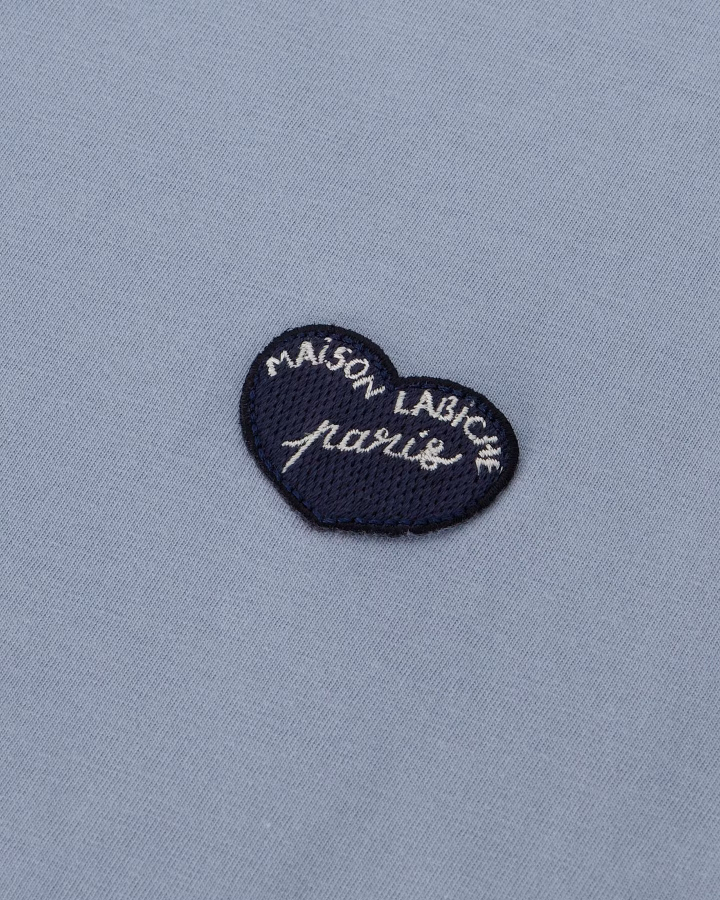 Maison Labiche - Poitou T-Shirt Patch Coeur (Slate Blue)