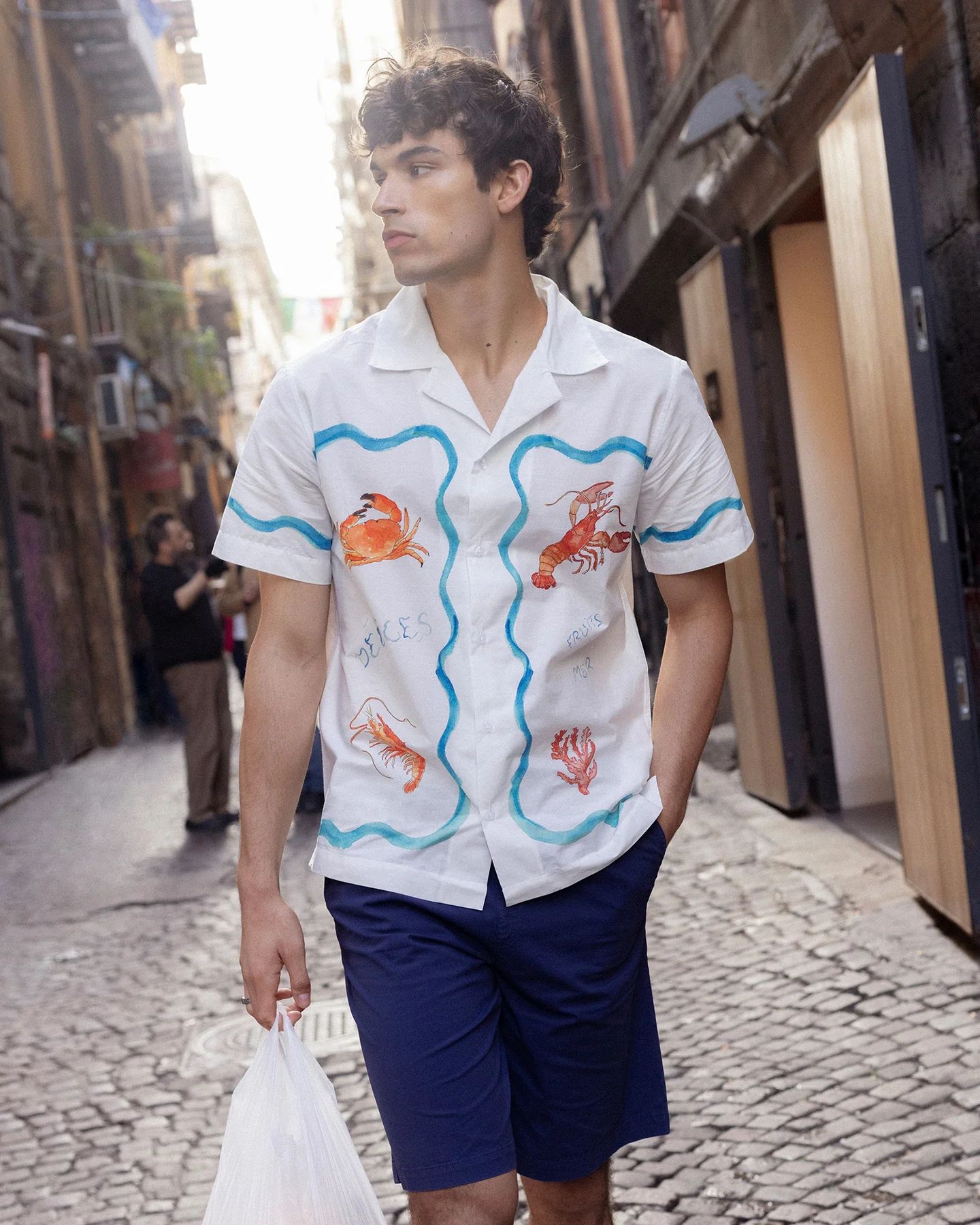 Maison Labiche - Morney Shirt Seafood (White)