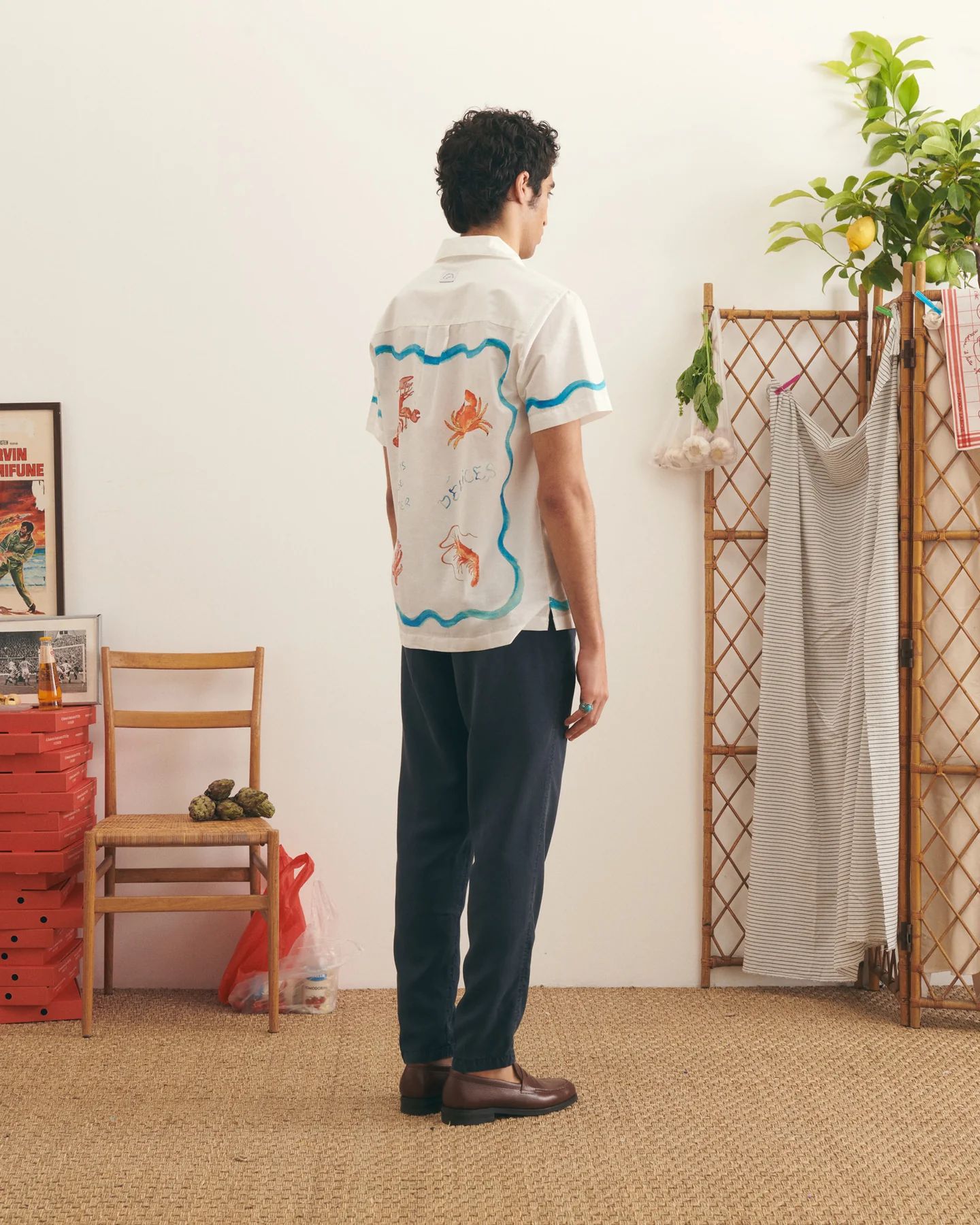 Maison Labiche - Morney Shirt Seafood (White)