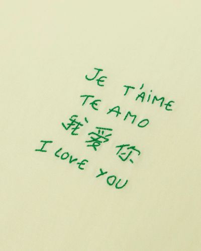 Maison Labiche - Popincourt T-Shirt Je T Aime Te Amo (Yellow)