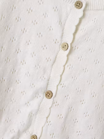 Lil' Atelier - NMFGLIVA IVO LS KNIT CARD (Coco Milk)