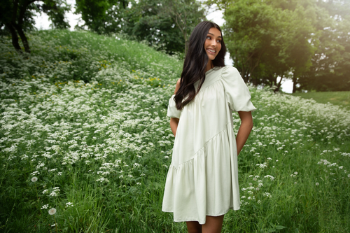 Rut & Circle - CARIN DRESS (Light Green)