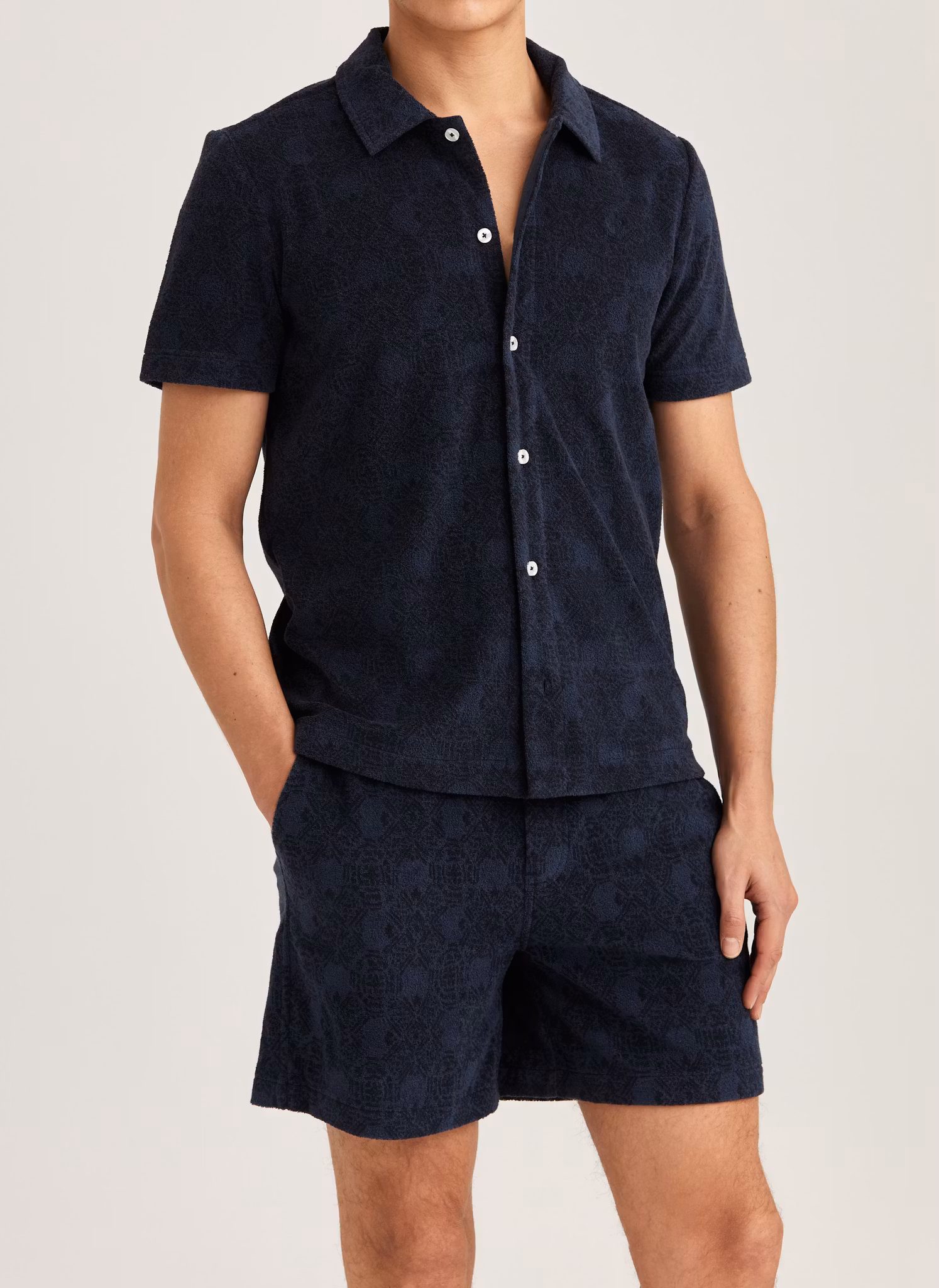 Morris - Shelby Terry Shirt (Navy)