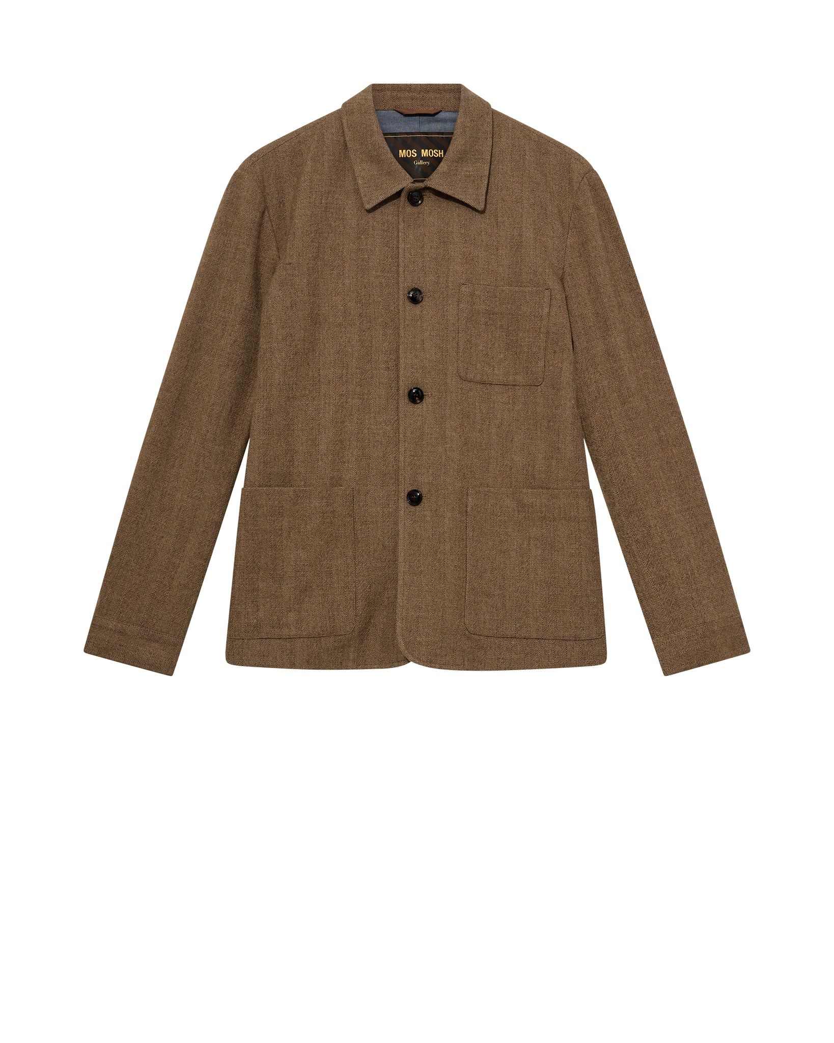 Mos Mosh Gallery - MMGConor Herringbone Jacket (Ermine)