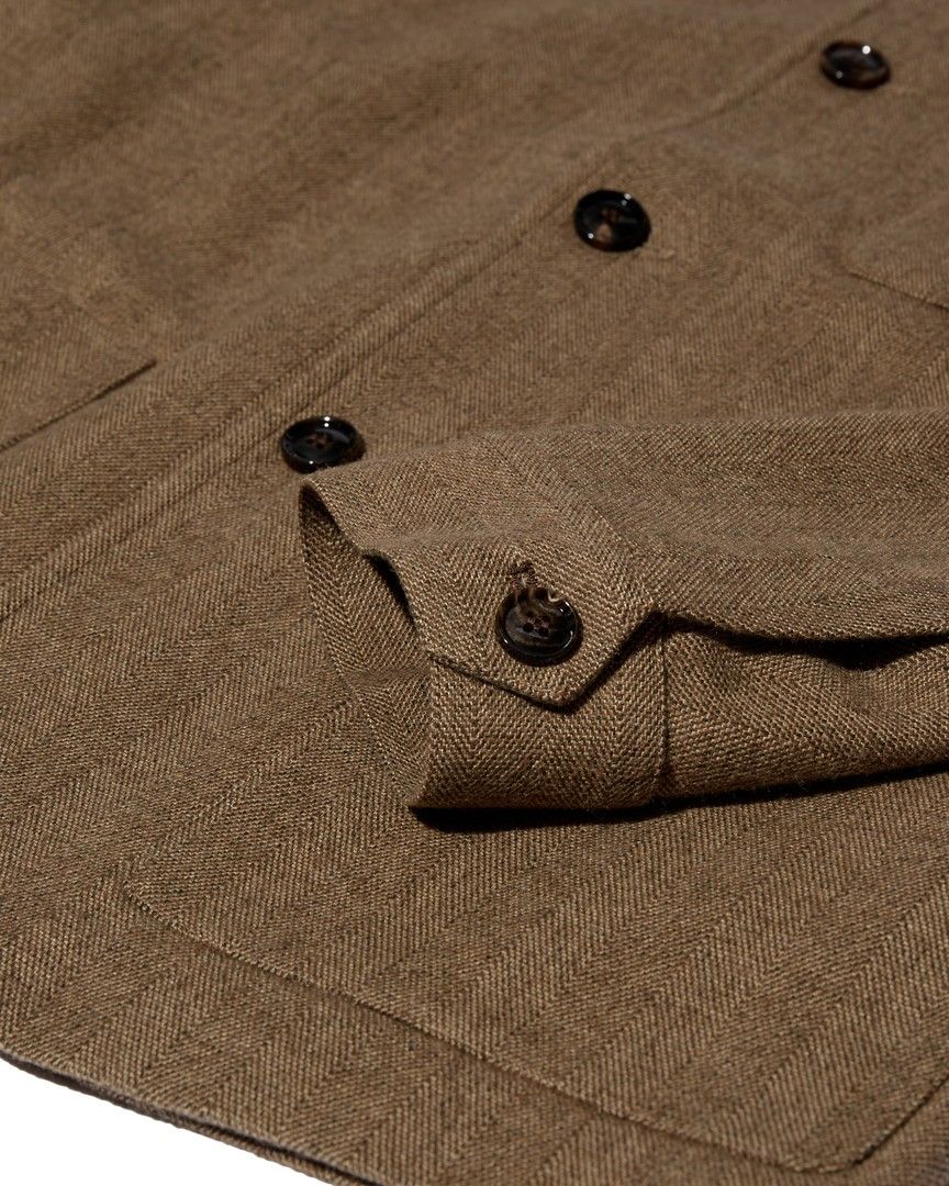 Mos Mosh Gallery - MMGConor Herringbone Jacket (Ermine)