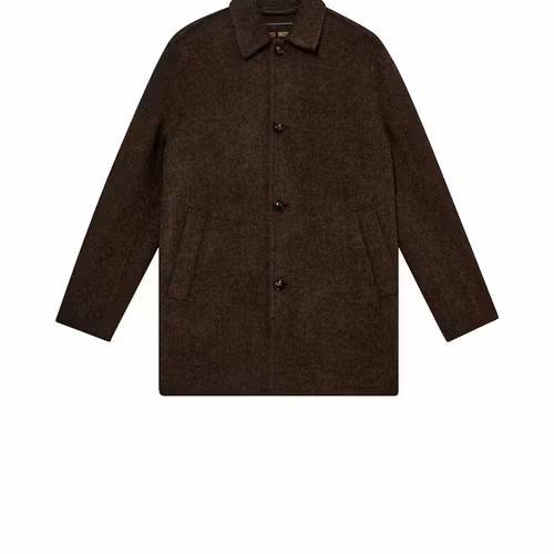 Mos Mosh Gallery - MMGBarkley Wool Coat (Slate Black )