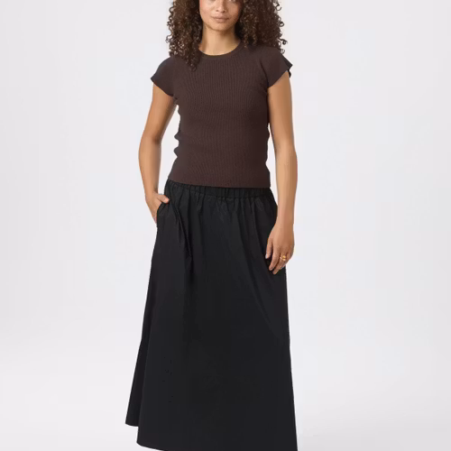 Neo Noir - Yara Poplin Skirt (Black)