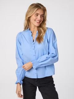 Neo Noir - Brielle Solid Shirt (Sky Blue)