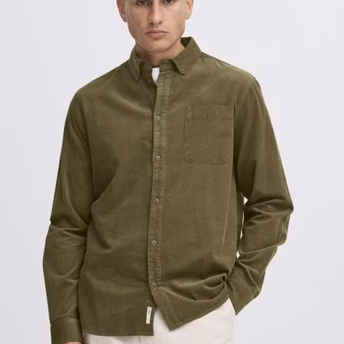 !Solid - SDJUAN LS CORDUROY (Ivy Green)