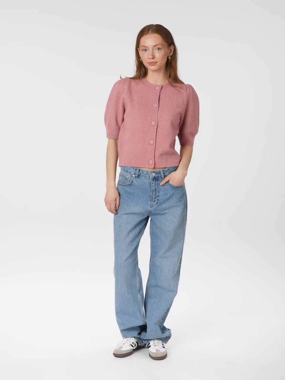 Neo Noir - Trudy Knit Cardigan (Rose)