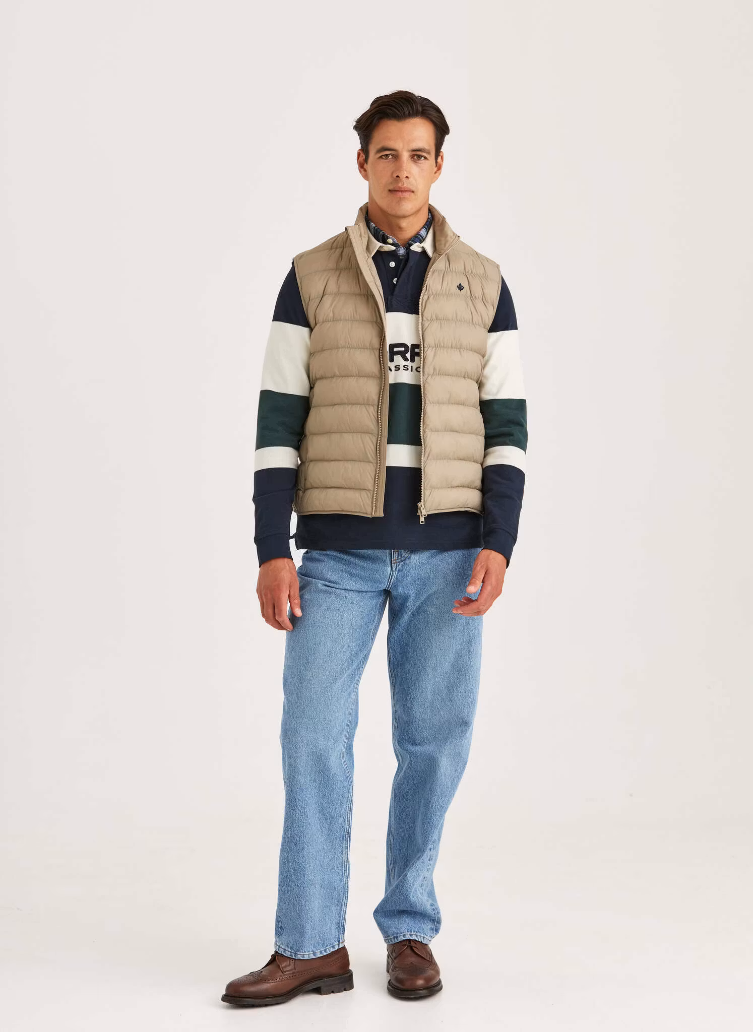 Morris - Norfolk Liner Vest (Khaki)