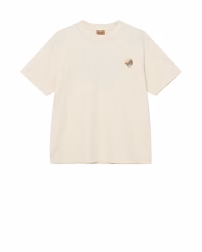 Mos Mosh Gallery - MMGAmalfi O-SS Tee (Ecru)