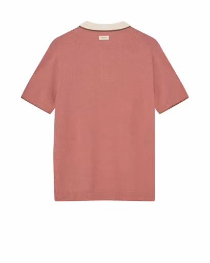 Mos Mosh Gallery - MMGFrancesco Polo SS Knit (Rosedawn)
