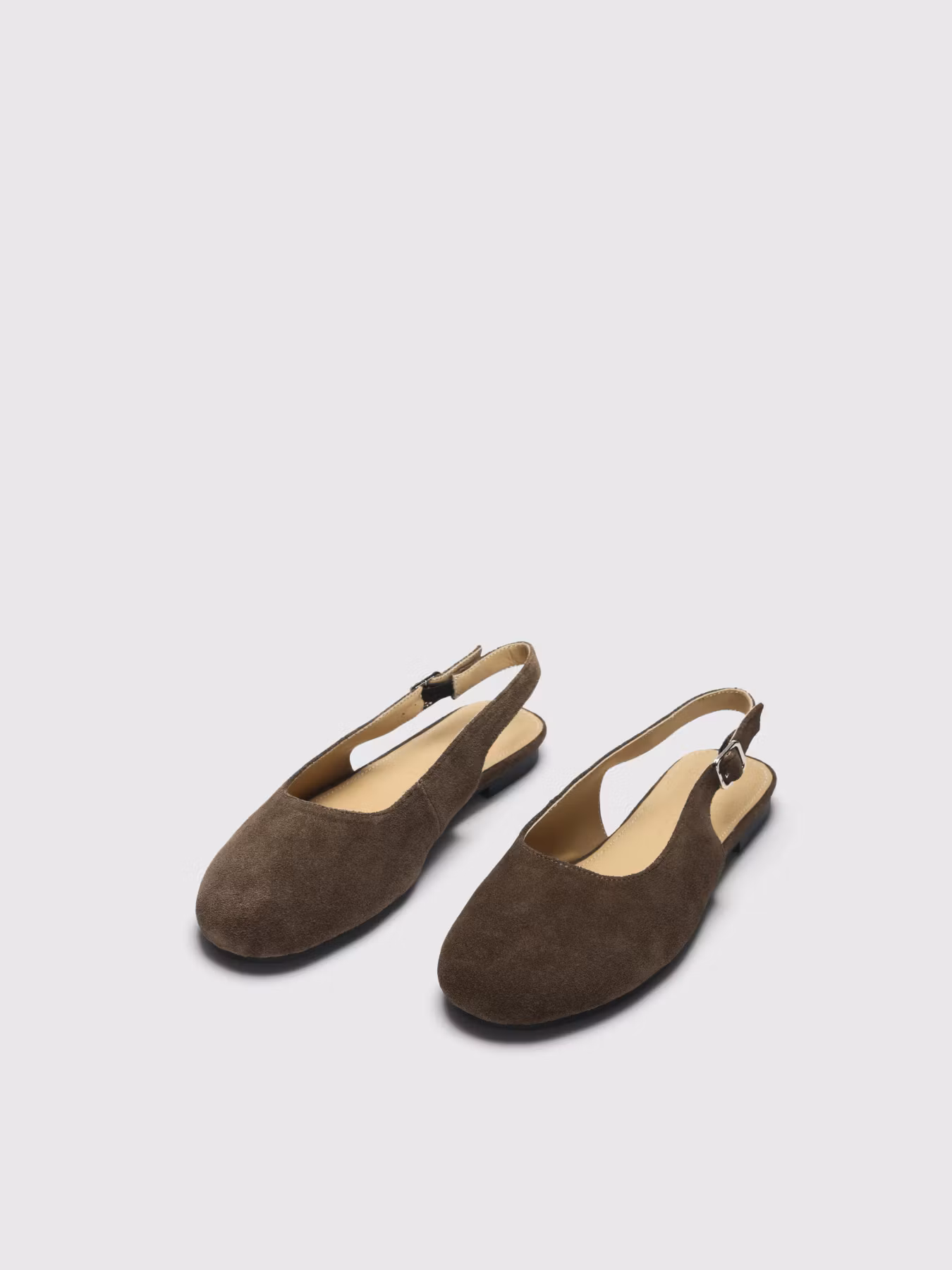 Selected Femme - SLFCHARLOTTE SUEDE BALLERINA (Brown)