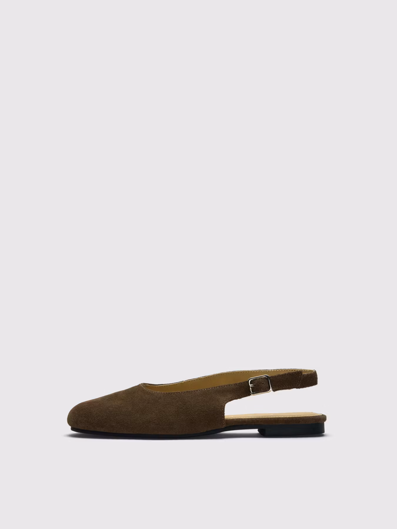 Selected Femme - SLFCHARLOTTE SUEDE BALLERINA (Brown)