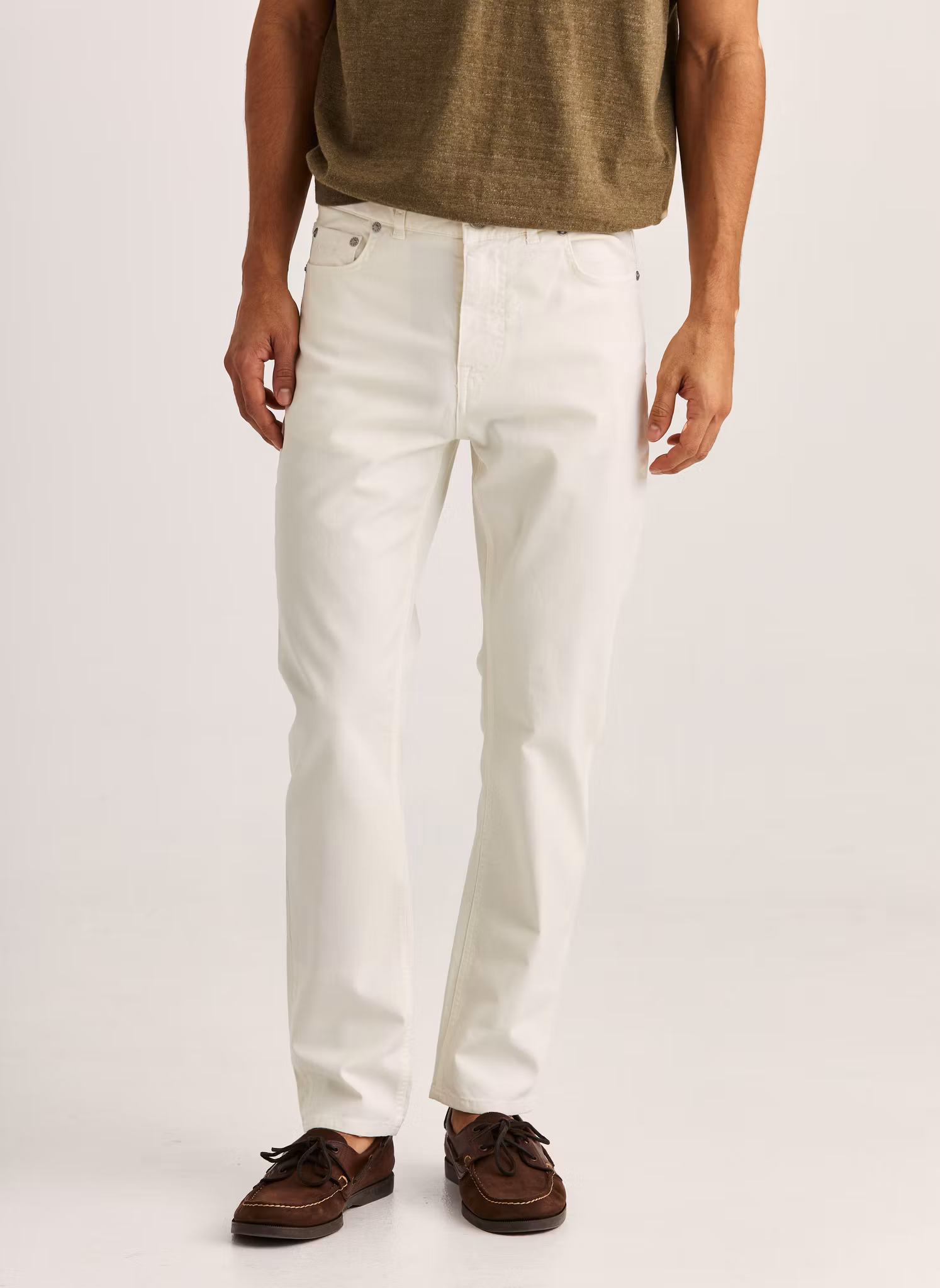 Morris - James Canvas Summer Wash 5 Pocket (Off white)