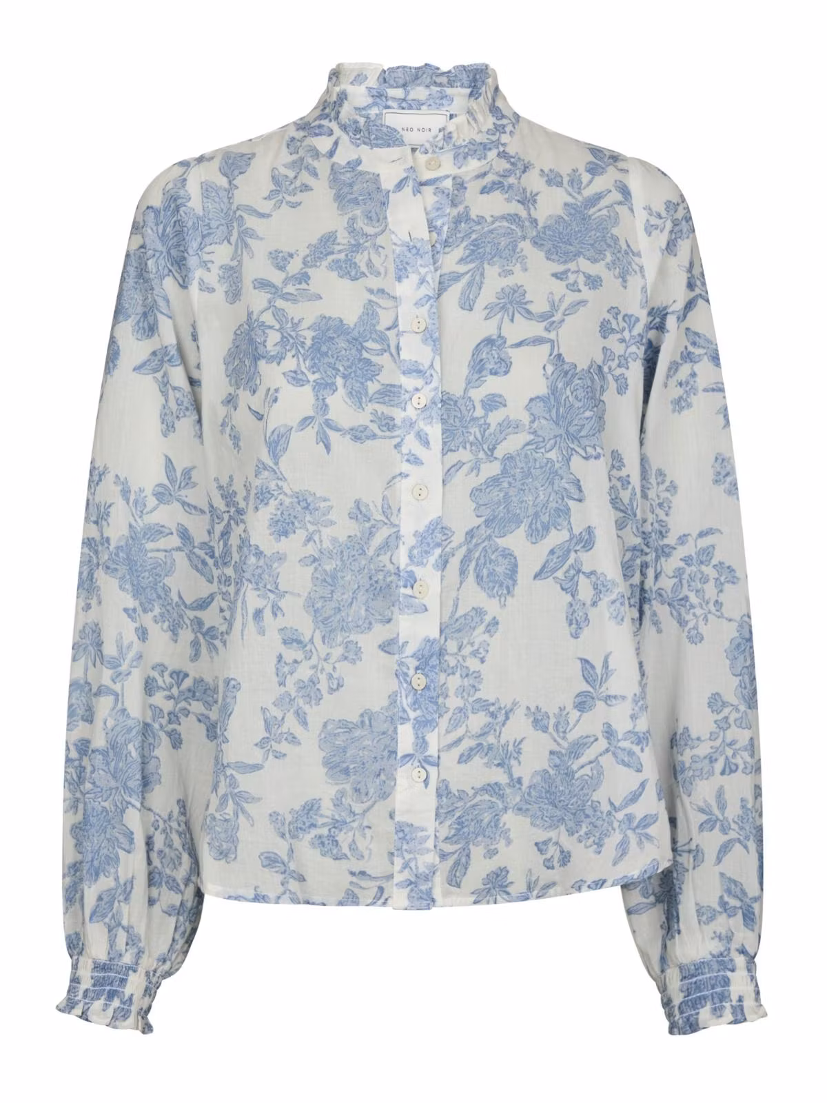 Neo Noir - Oda Flower Spring Shirt (White)