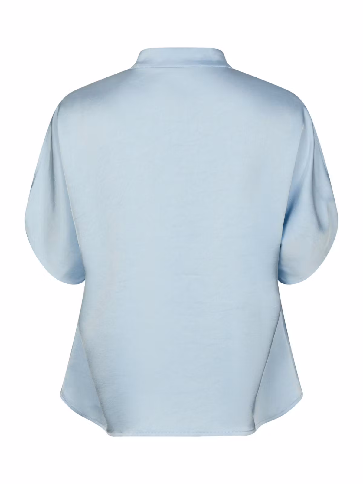 Neo Noir - Anelle Heavy Sateen Blouse (Light Blue)