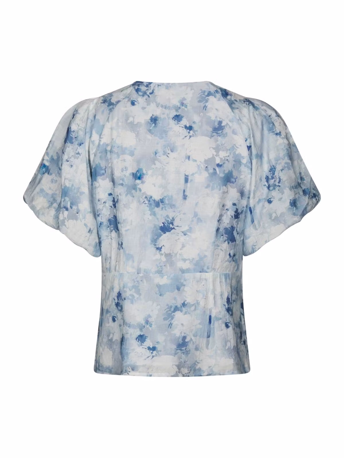 Neo Noir - Irina Floral Fusion Blouse (Blue)