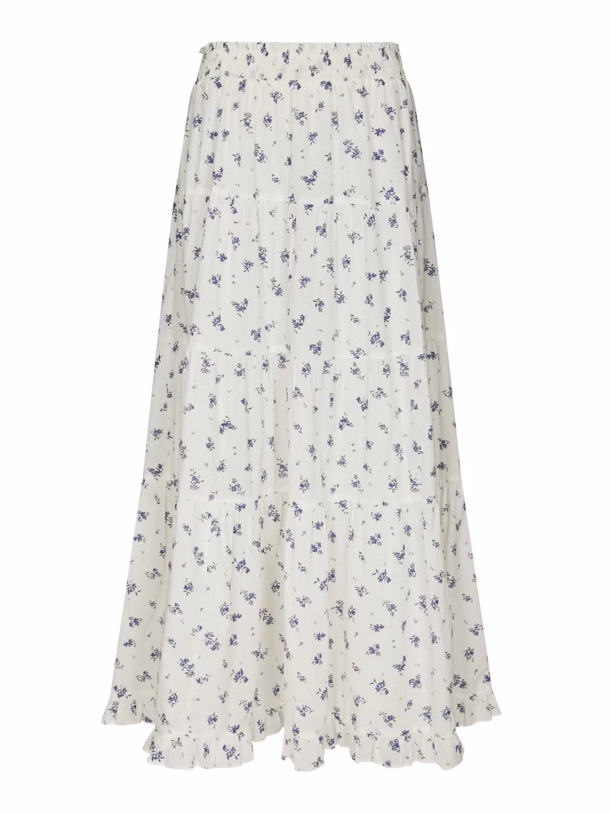 Neo Noir - Asta Small Blossom Skirt (White Blue)