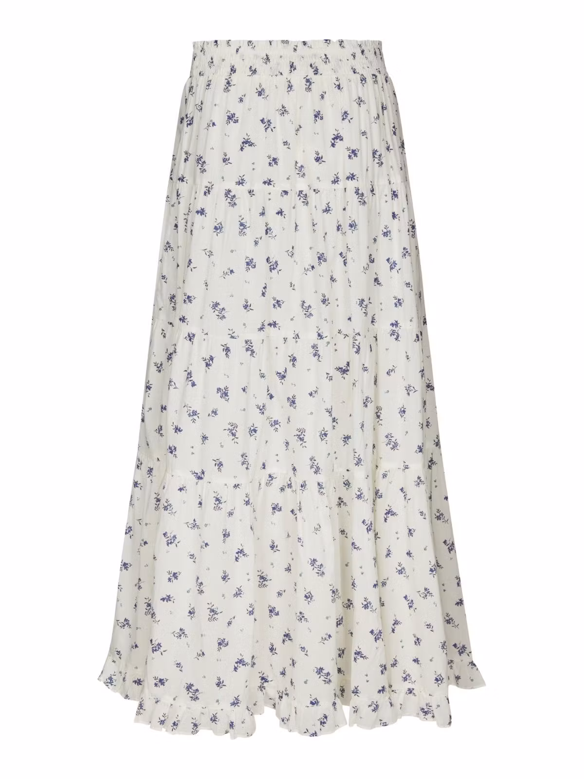 Neo Noir - Asta Small Blossom Skirt (White Blue)
