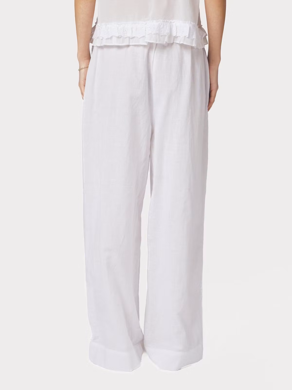 Neo Noir - Heifa Linen Pants (White)
