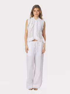 Neo Noir - Heifa Linen Pants (White)