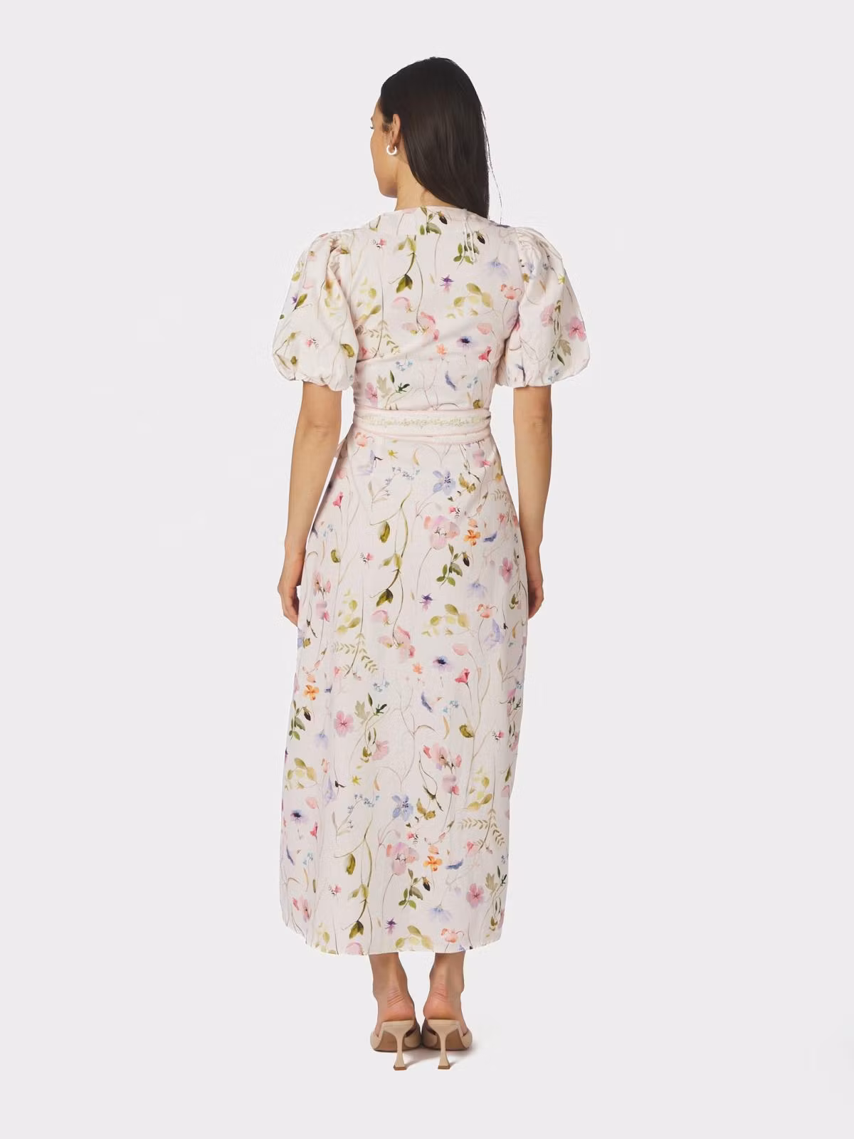 Neo Noir - Clarine Flower Dress (Off White)