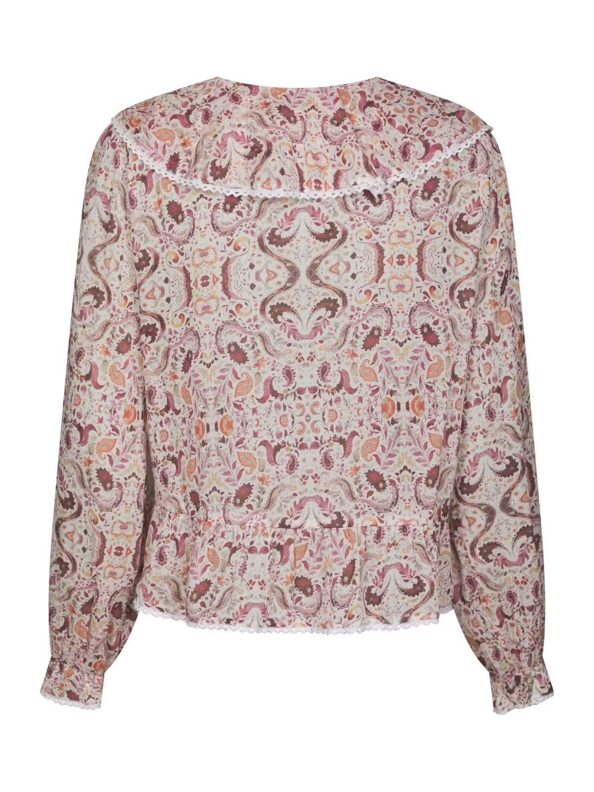Neo Noir - Ajda Paisley Dance Blouse (Rose)