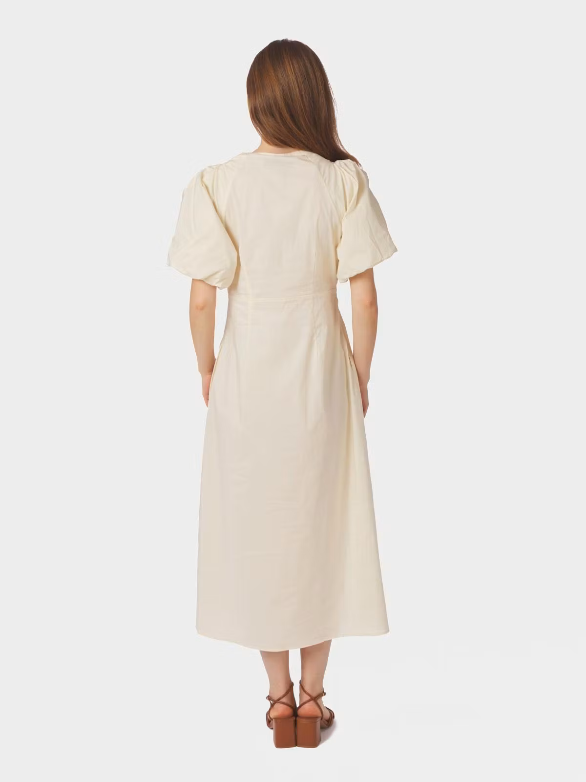 Neo Noir - Illana Poplin Dress (Butter Yellow)