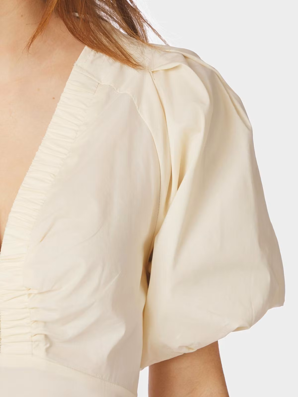 Neo Noir - Illana Poplin Dress (Butter Yellow)