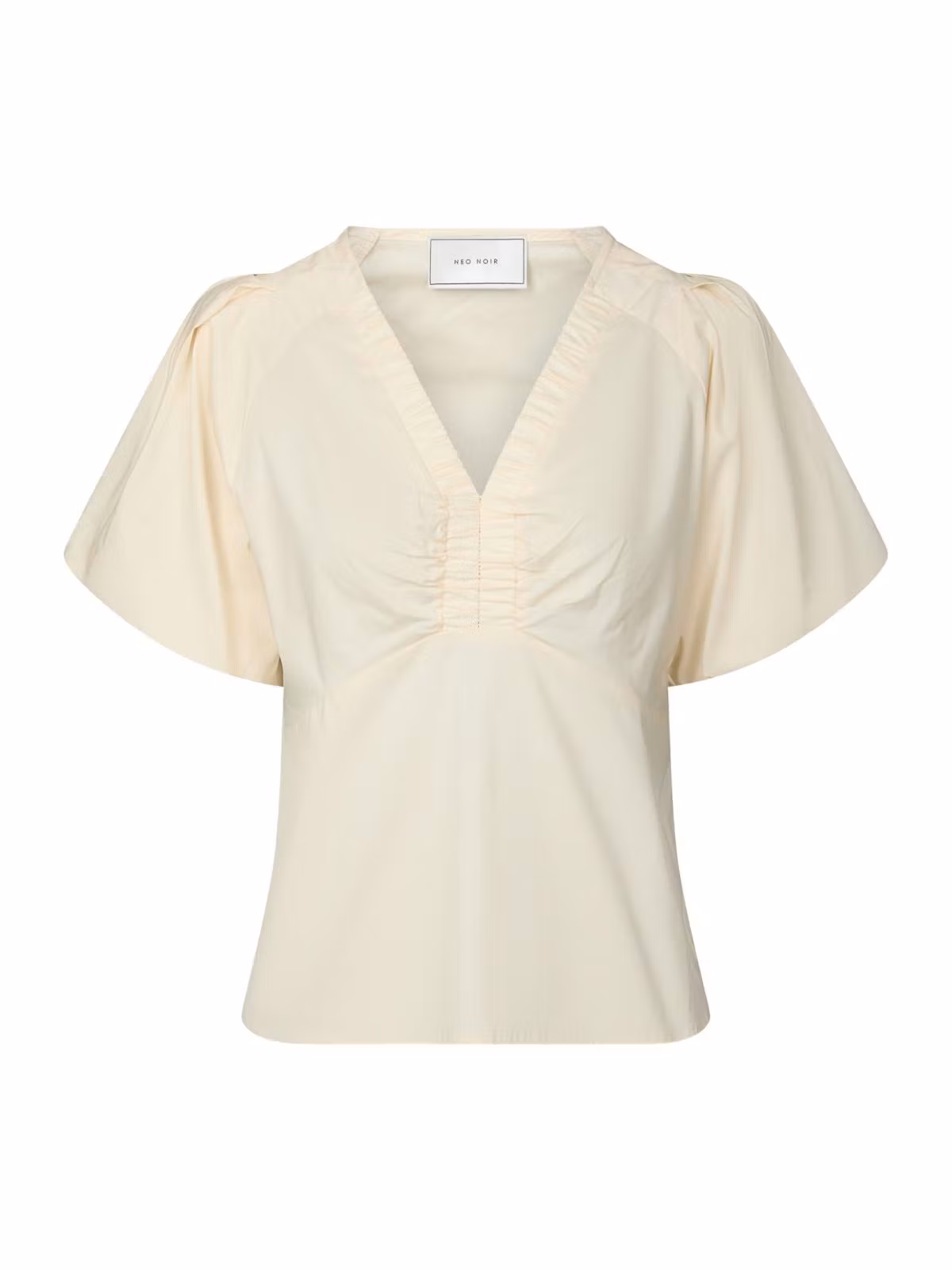 Neo Noir - Irina Poplin Blouse (Butter Yellow)