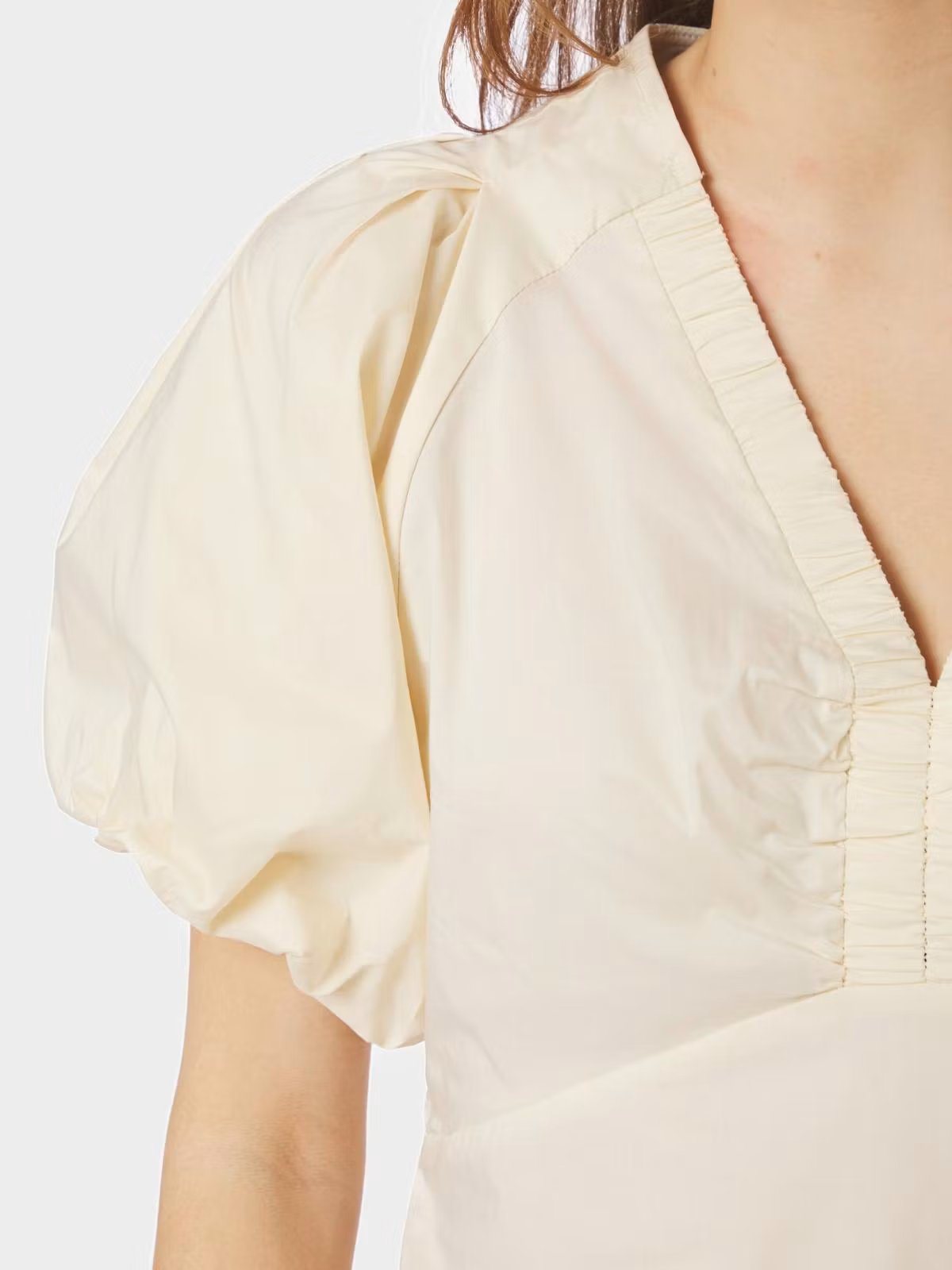 Neo Noir - Irina Poplin Blouse (Butter Yellow)