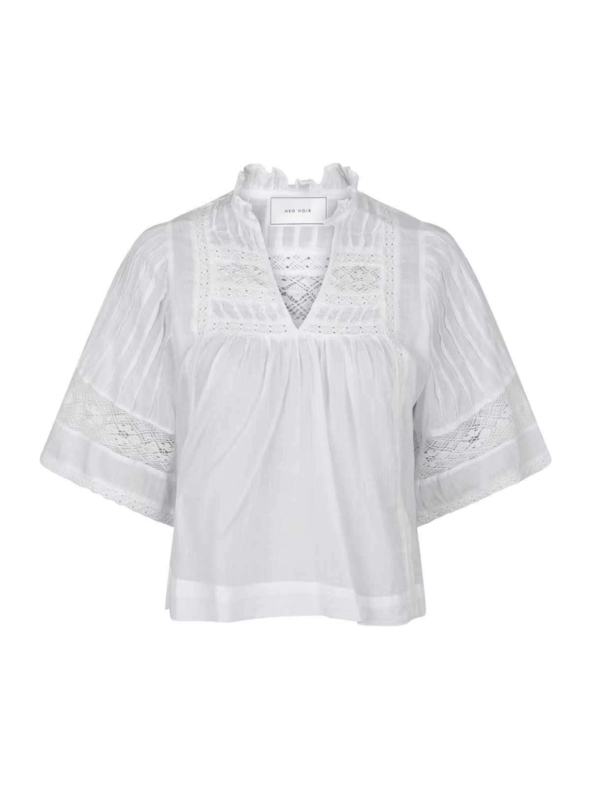 Neo Noir - Siama S Voile Blouse (White)