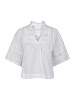Neo Noir - Siama S Voile Blouse (White)