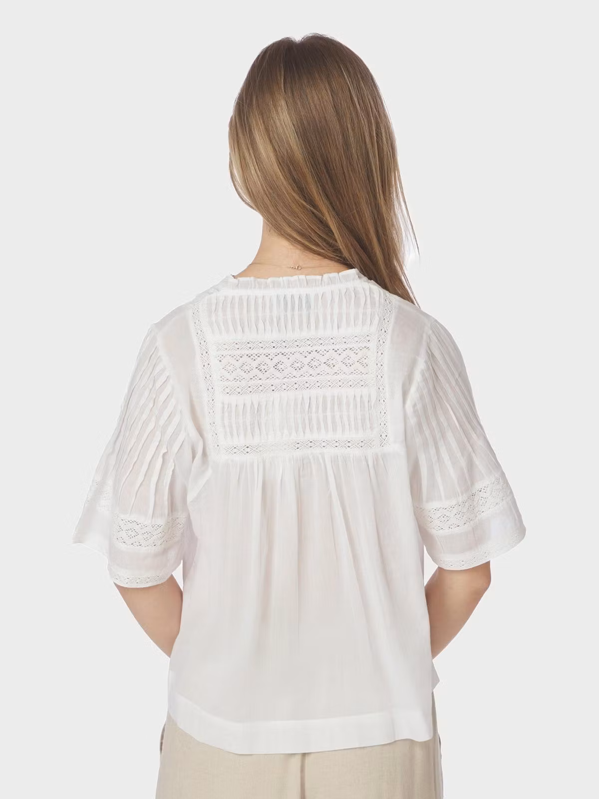 Neo Noir - Siama S Voile Blouse (White)