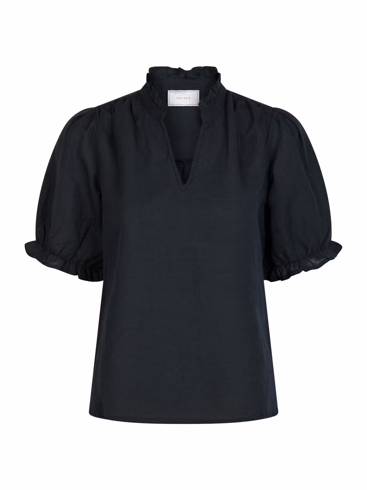 Neo Noir - Odesa Linen Blouse (Navy)