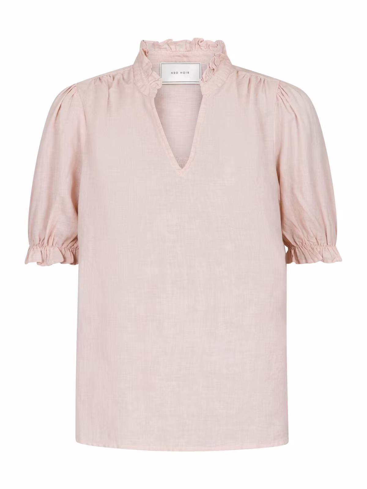 Neo Noir - Odesa Linen Blouse (Rose smoke)